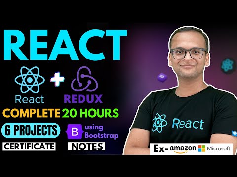  React & Redux Complete Course (2024) with Projects  Notes  Free Certification