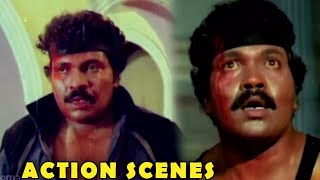 Tiger Prabhakar Back To Back Action Scenes || Shakthi (ಶಕ್ತಿ) Movie || Kannada Fight Scenes || HD