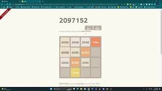 Playing Customizable 2048 | Reaching the 524288 tile!