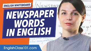 Journalism/Newspaper Vocabuary | Learn English Vocabulary for Beginners
