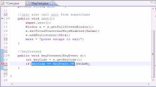 Java Game Development - 29 - Handling Key Events