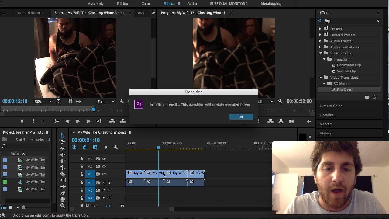 Adobe Premiere Pro Basic Tutorial Youtube