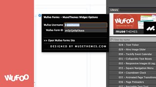 Building Complex Wufoo Forms with Adobe Muse - Widget Tutorial - MuseThemes.com