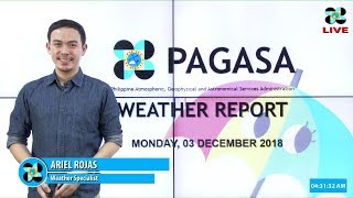 Public Weather Forecast Issued at 4:00 AM December 3, 2018