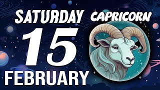 YOU’VE GOT HIM GOING 100 MILES PER HOUR‼️😍❤️CAPRICORN ♑❤ HOROSCOPE FOR TODAY February 15, 2025