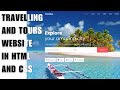 How to Build a Stunning Travel & Tours Website with HTML & CSS | Source code