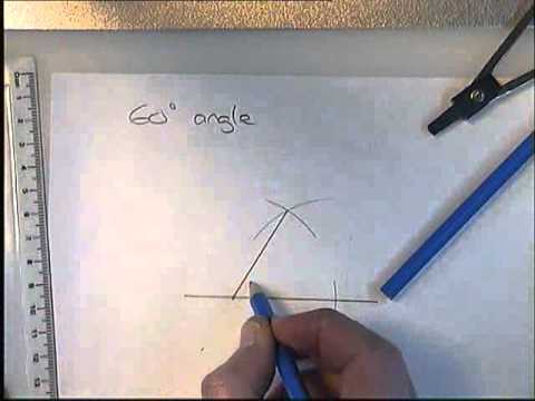 How to construct a 60 degree angle / How to construct an equilateral triangle How to construct a 60 degree angle / How to construct an equilateral triangle