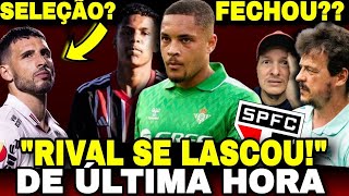 SUJOU! SE O SPFC FEZ ISSO, É UMA VERGONHA… | VITOR ROQUE X RYAN | CALLERI NA SELEÇÃO BR? E+