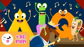 The crazy alphabet songs - Learn each letter - Phonics For Kids