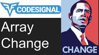 "Array Change" - Codesignal #17 - JAVA Solution