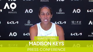 Madison Keys Press Conference (QF) | Australian Open 2022