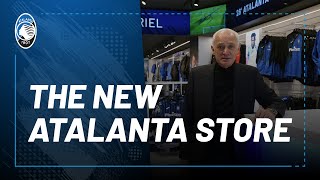 Il Presidente Antonio Percassi al nuovo Atalanta Store