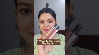 Swiss beauty liquid highlighter review 🤩✨#shorts #highlighter #makeupshorts #viral