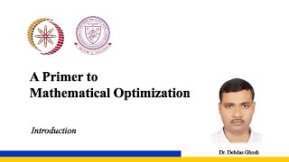 A Primer to Mathematical Optimization-Intro