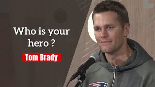 Emotional Moment When Tom Brady Tears Up After a Kid's Question...