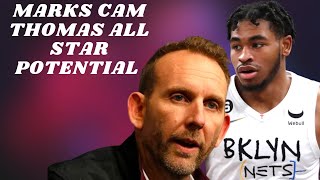 Brooklyn Nets' Sean Marks gives thoughts on Cam Thomas' growth