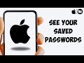 How To See Your Saved Passwords On iPhone