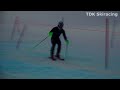 lucas braathen on ice slalom training