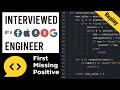 First Missing Positive: Python Interview with a FAANG Engineer