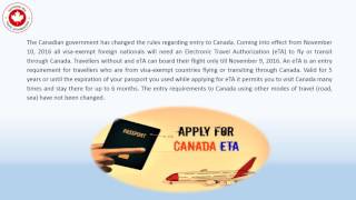 How to Get an ETA for Visit to Canada?