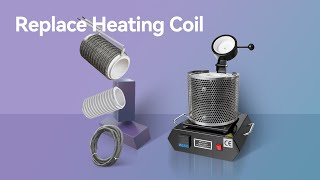 Replace heating coil of Yihuicasting MF Electrical furance