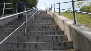 生田配水池の階段　Stairs in Ikuta reservoir /Kawasaki Kanagawa JAPAN