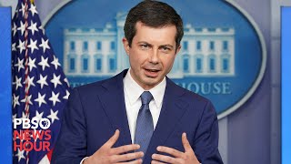 WATCH LIVE: White House holds news briefing with Buttigieg following Baltimore b