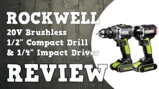 Rockwell Brushless 20V Compact Drill and Impact Driver combo RK1807K2 Review