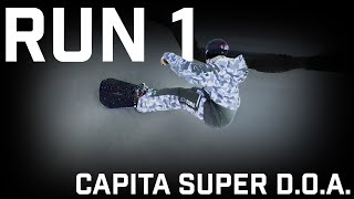 Run 1: Capita Super D.O.A. Snowboard