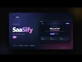 SaaSify — SaaS Landing Page Next.js Template ($49)