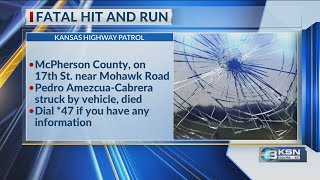 Pedestrian killed in McPherson County hit-and-run