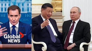 White House urges China's Xi to press Putin on leaving Ukraine