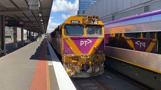 V/Line N452 Rural City of Wodonga Reverses \u0026 Shunts the N Sets to the Maintenance Yard - HORN SHOW