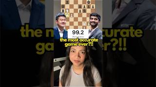 99% Accuracy ‼️ Gukesh vs Ding Liren Game 9 World Chess Championship #chess #shorts