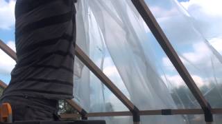 Installing Wiggle Wire and Plastic Film