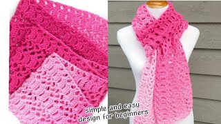 How to crochet a simple shawl with all its details, step by step, for beginners, with a wonderful re