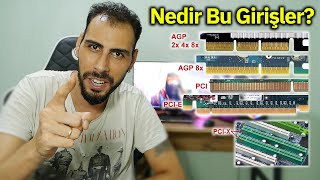 40 Yıllık Bilgisayar Slot Tarihi!  Nedir bu Anakart Yuvaları? (ISA PCI AGP ve PCI-e 4.0)