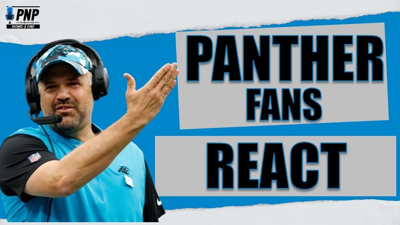 Panther Fans React To The Firing Of Matt Rhule Youtube
