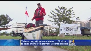 Veteran Kayaking From Maine To Florida To Raise Money To Prevent Suicide