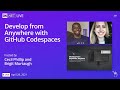 On .NET Live - Develop from Anywhere with GitHub Codespaces
