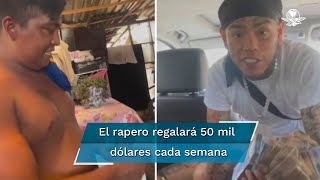 “Es todo tuyo paisita”: Tekashi 6ix9ine regala un millón de pesos a familia de Cancún