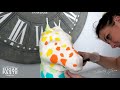 how to make vibrant multicoloured giraffe the sugar paste cake tutorial