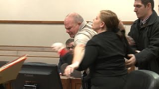 Grieving Mother Lunges at Man Accused of Killing Her 2 Sons