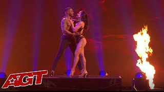 Colombian Dance Duo Shows America What SEXY Looks Like and Simon Cowell is NOT Impressed!