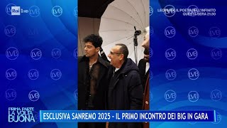 Sanremo 2025 - Cos'è successo al primo incontro tra i big? - La Volta Buona 08/01/2025