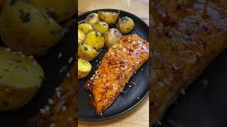 Cooking Salmon and Potatoes