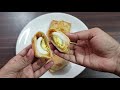 മുട്ട പഫ്‌സ് pastry sheet വേണ്ട ഓവൻ വേണ്ട easy egg puffs