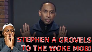 Stephen A Smith Issues APOLOGY To The Mob For Trump Comments After NAACP & Black