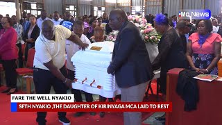 Sombre Mood as Kirinyaga MCA Daughter Burried