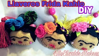 Llaveros Frida Kahlo De Fieltro DIY